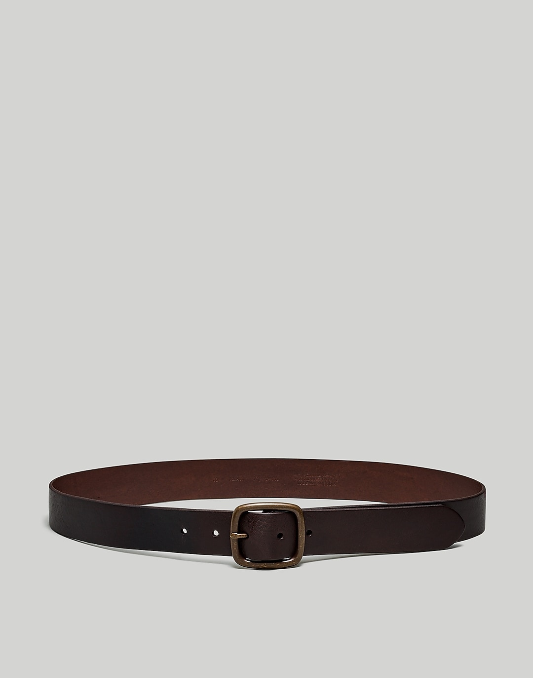 Leather Center-Bar Belt | Madewell