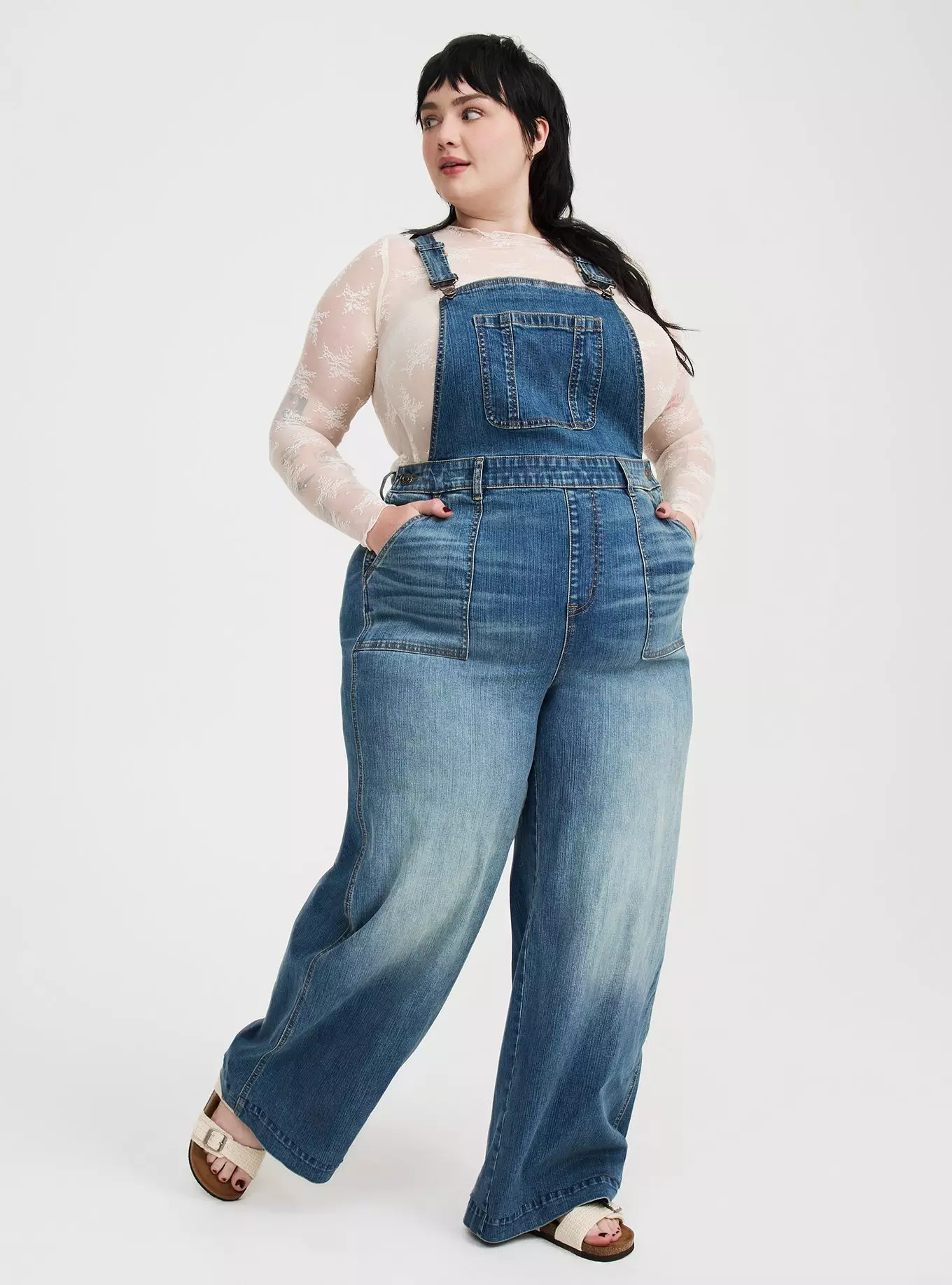 Wide-Leg Denim Overall | Torrid (US & Canada)