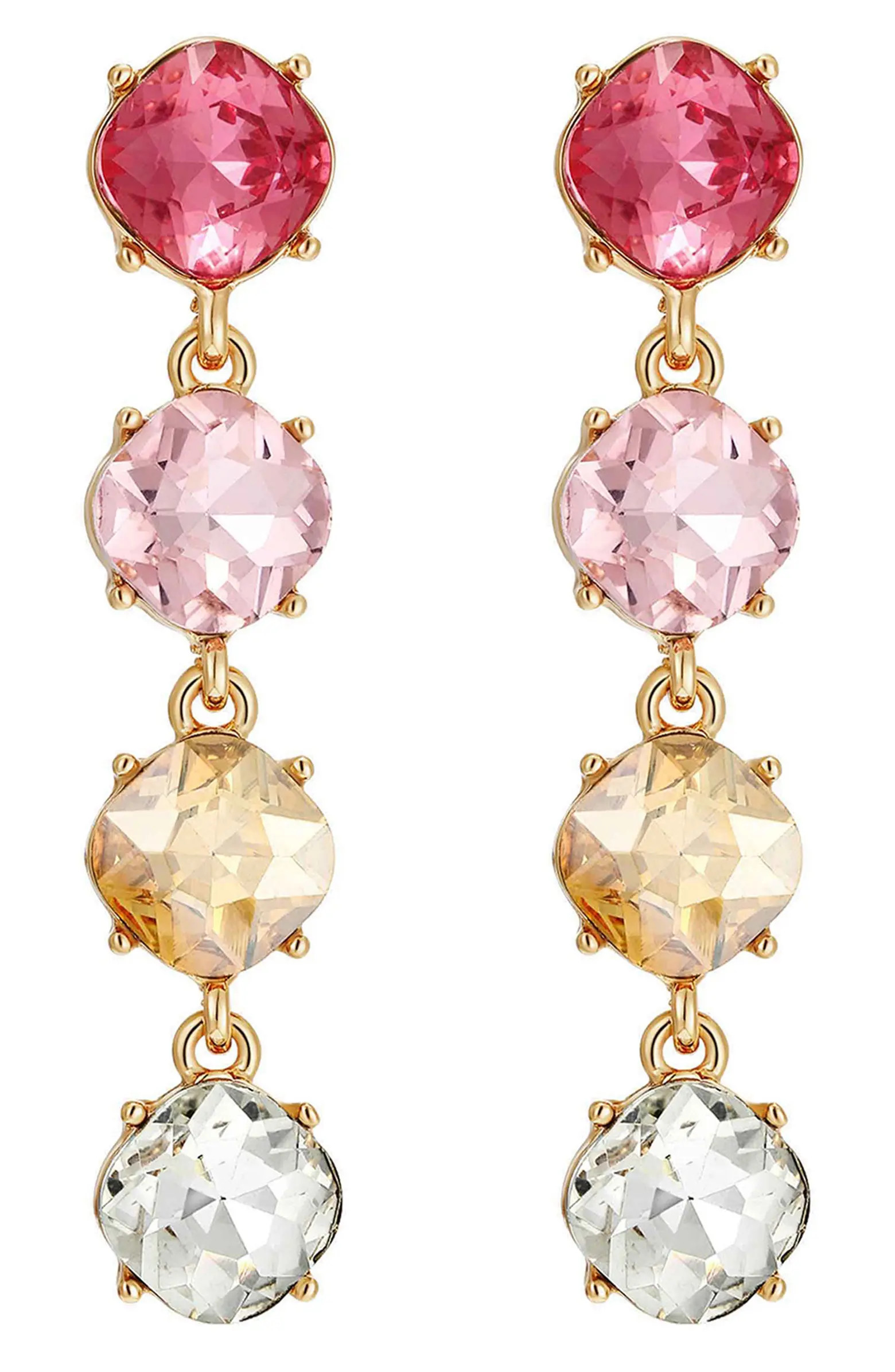 Four the Money Crystal Drop Earrings | Nordstrom