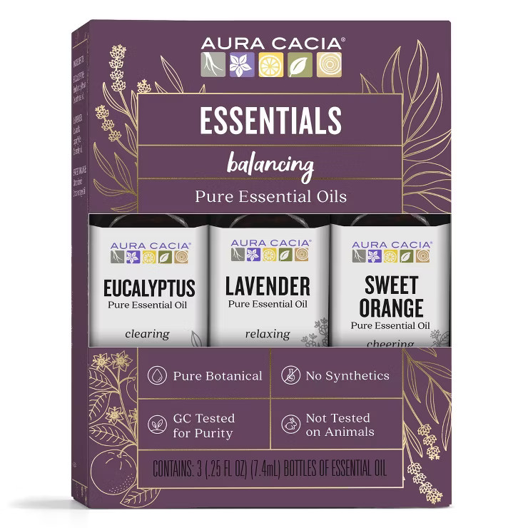 3pk Multi Essential Oil Set - Aura Cacia | Target