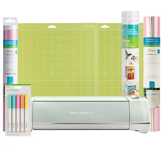 Cricut Explore Air 2 Pastel Bundle - QVC.com | QVC