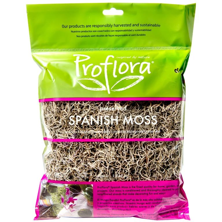 ProFlora Brown Spanish Natural Moss - Floral Arranging Supplies | Walmart (US)