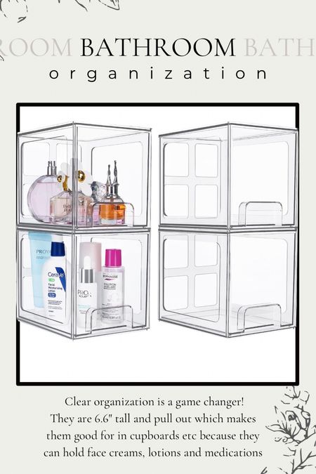 These pullout organizers are perfect for lotions and nail polishes and all the bottles! #bathroom #organization #lotions #soaps

#LTKhome