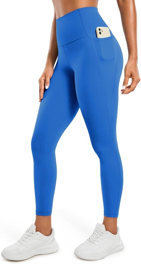 CRZ YOGA Butterluxe Workout Leggings Pockets 25'' - High Waisted Gym Womens Yoga Pants Buttery So... | Amazon (US)