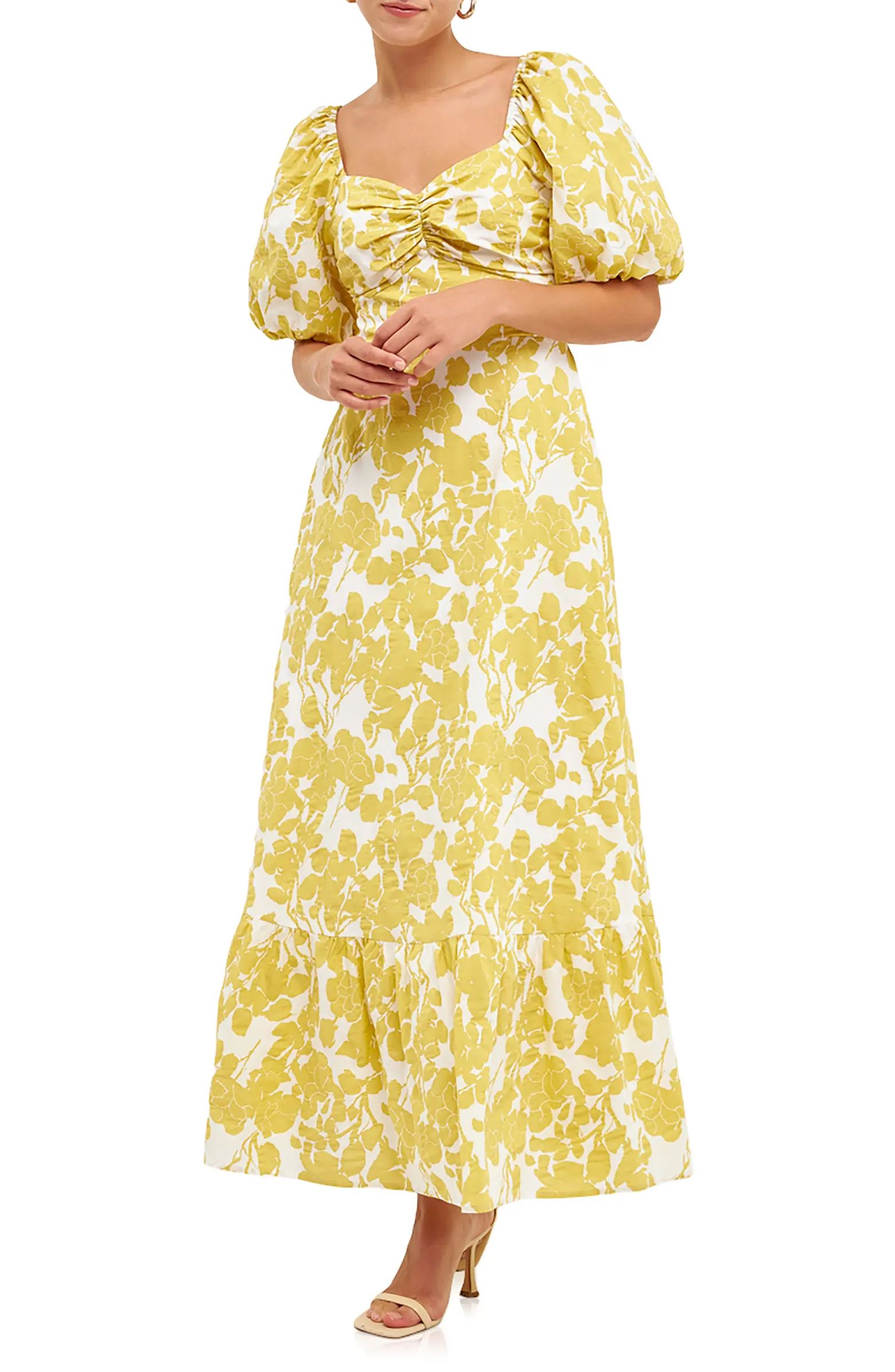 Floral Print Cotton Maxi Dress | Nordstrom