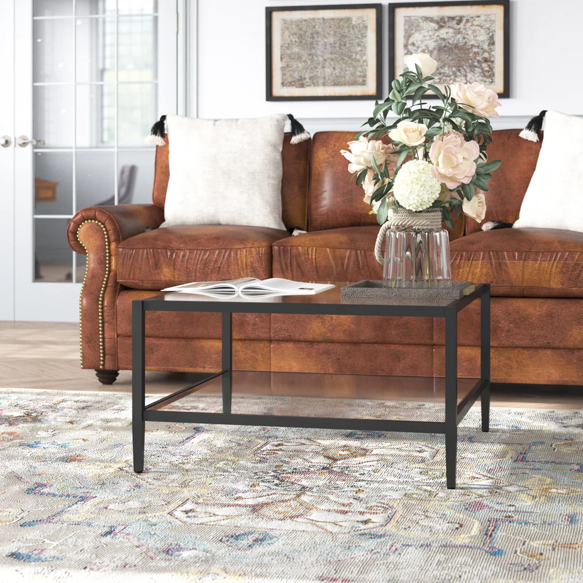 Hera Glass Top Coffee Table | Wayfair North America