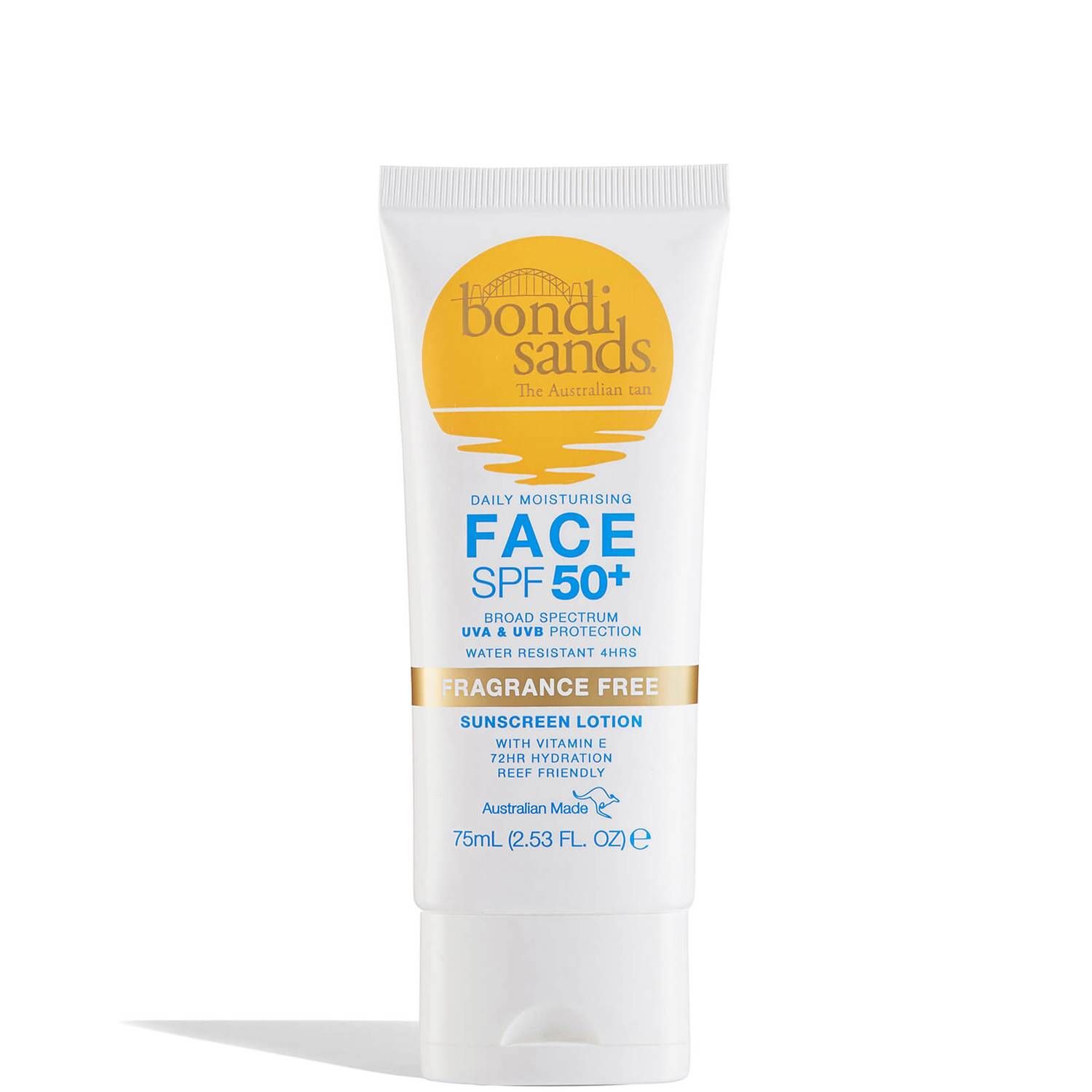 Bondi Sands Sunscreen Lotion SPF50+ - Face 75ml | Look Fantastic (UK)