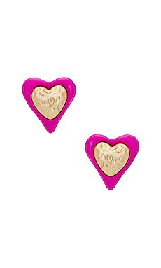 Heart Studs
                    
                    Julietta | Revolve Clothing (Global)