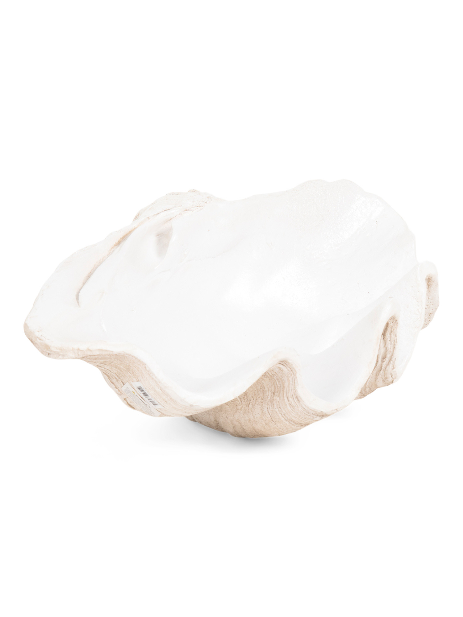 25in Pearlized Clam Shell Bowl Decor | TJ Maxx