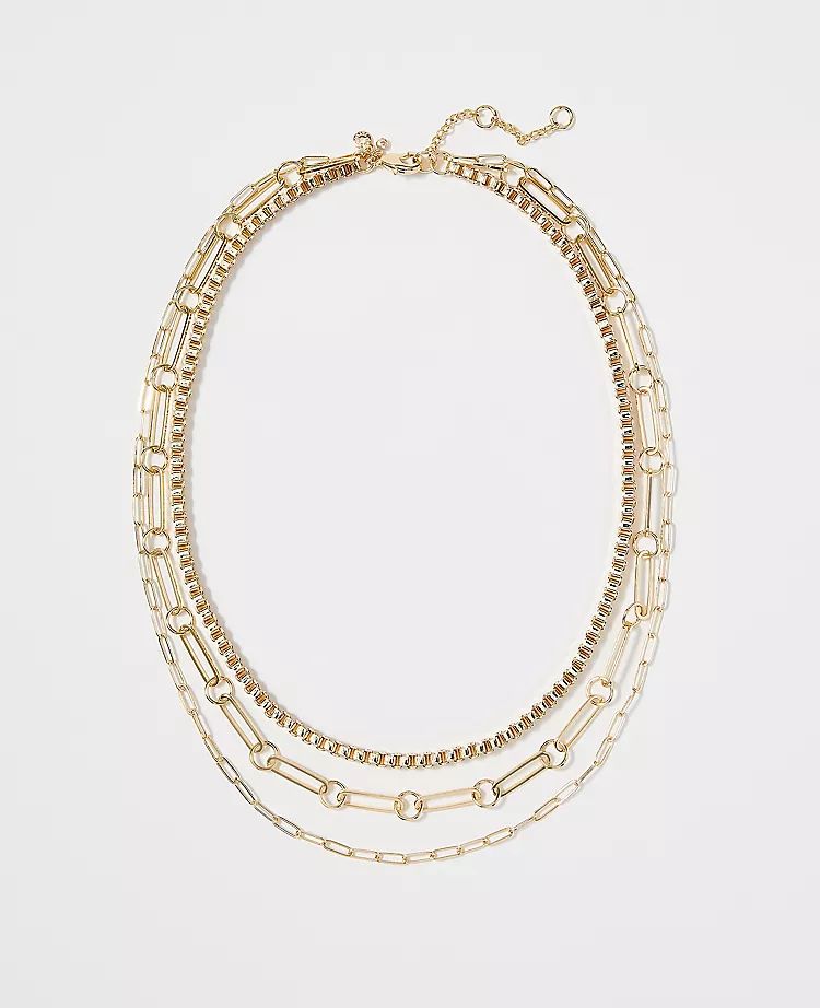 Mixed Chain Necklace | Ann Taylor | Ann Taylor (US)