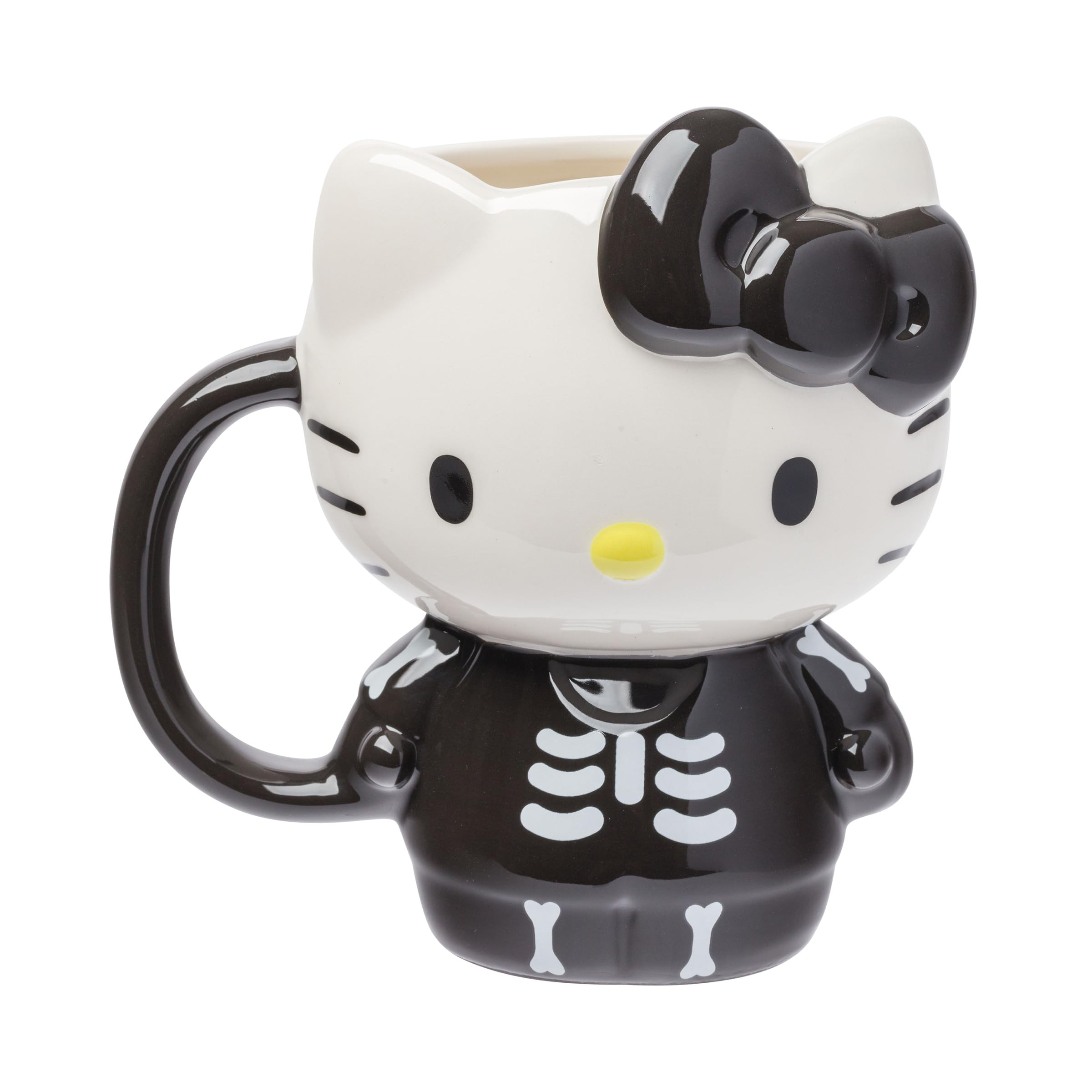 Silver Buffalo Sanrio Hello Kitty Halloween Skeleton Costume Ceramic 3D Sculpted Mug, 20 Ounces | Amazon (US)