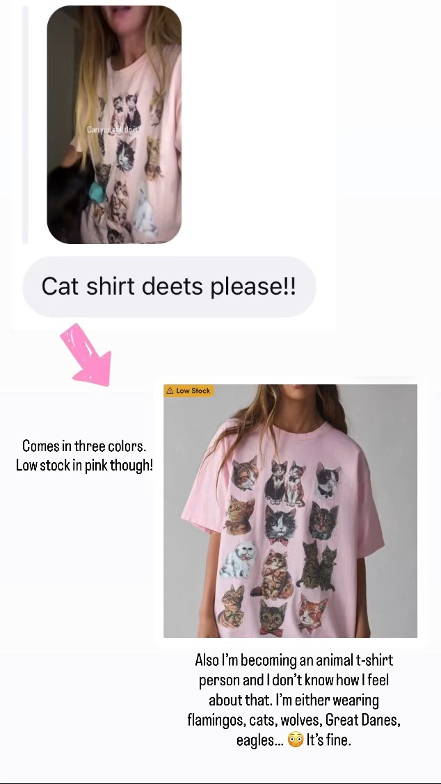 Cat tee

#LTKSaleAlert #LTKootd #LTKmomlife