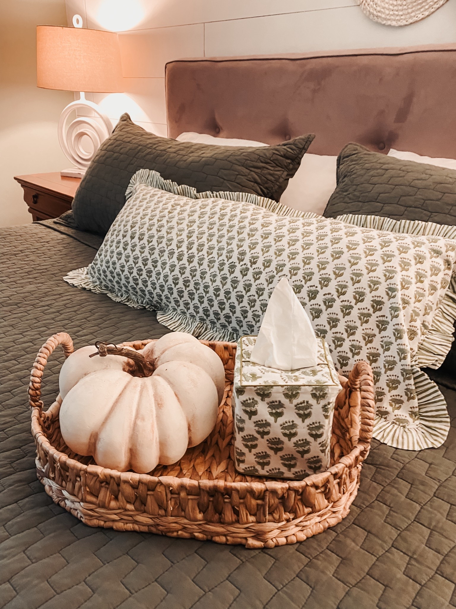 Matching set- Kleenex cover & pillow 

#LTKSeasonal