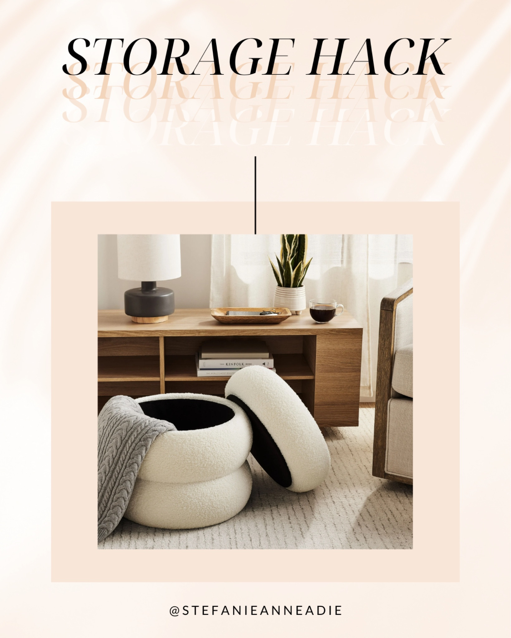 I love to add smart decor to my house so something that doubles as seating and storage is right up my alley! Couldn’t love this storage ottoman more!! #homedecor #storagehack #interiordesign

#LTKFindsUnder50 #LTKFindsUnder100 #LTKHome