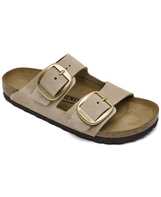 Birkenstock Women's Arizona Big Buckle Oiled Leather Sandals from Finish Line - Macy's | Macy's