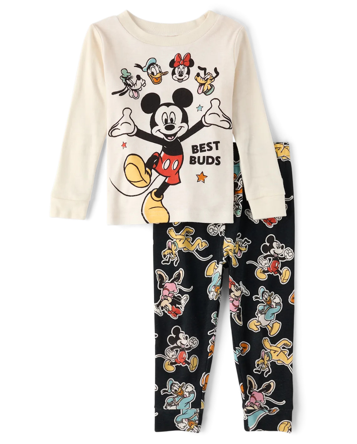 Baby And Toddler Mickey Mouse™ Snug Fit Cotton Pajamas - multi | The Children's Place