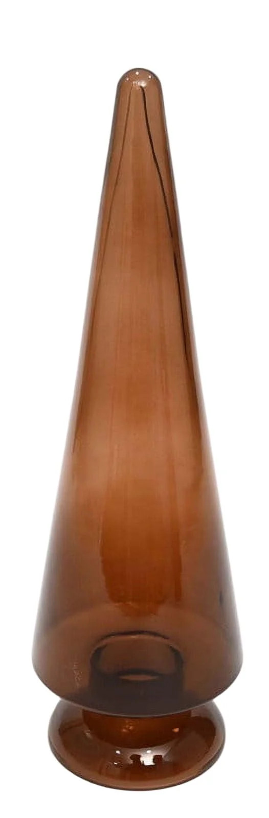 Glass Christmas Tree Tabletop Decor, Brown, 14.75", by Holiday Time - Walmart.com | Walmart (US)