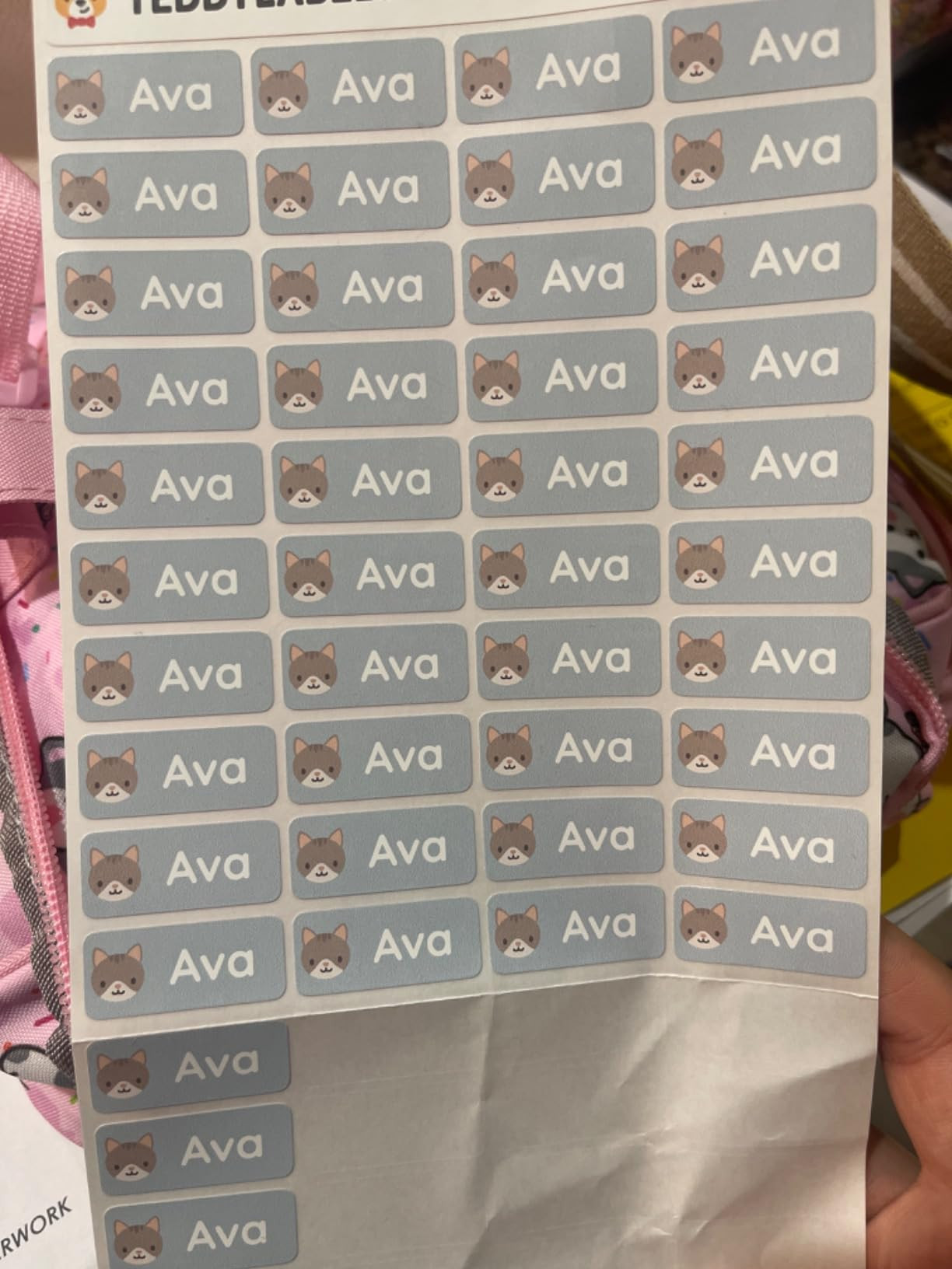 60 Personalized Name Labels (1.2” x 0.5”) to Use on Clothes and Gear. Waterproof and Self-Adh... | Amazon (US)