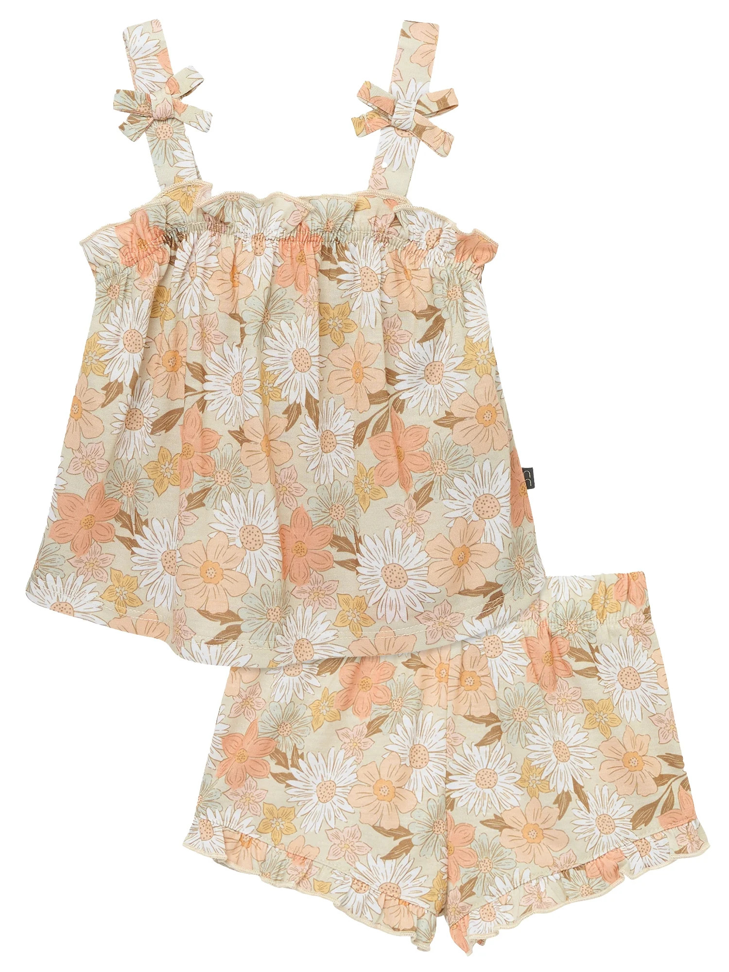 Modern Moments by Gerber Toddler Girl Pajama Set, 2-Piece, Sizes 12 Months - 5T | Walmart (US)