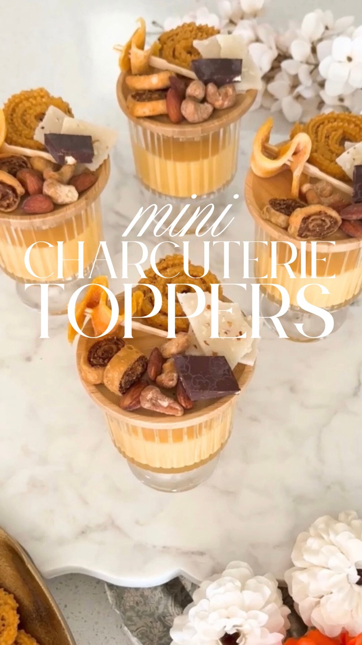 Hosting for Diwali this year? 🪔✨ Get ready to light up your celebrations with these adorable mini charcuterie toppers. 

It’s a fun way to serve up something different that’s simple to put together - perfect for big party spreads, cozy chai hangouts, date nights, or festive get-togethers. Pair them with a chilled mango lassi, falooda, or even a glass of wine, alongside your favorite sweet or salty snacks. Whatever your vibe is, these toppers are a must.

It’s the little touches that make your hosting stand out. Trust me, your guests will definitely ask where you got them from!

📌 Save this idea for your next celebration! Share with someone who loves to host!

Comment “TOPPER” for the link to your inbox!
.
.
.
#minicharcuterietoppers #diwaliparty #diwalipartyideas #diwalihosting #indianinspired #diwalipartyideas #grazingboards #hostingideas #diwalicelebrations #hostingtips #holidayhosting
Diwali Hosting | Diwali Party Inspiration | Diwali Ideas | Grazing Boards | Charcuterie Toppers | Holiday Hosting | Hosting Tips | Girls Night

#LTKSeasonal #LTKParties #LTKFamily