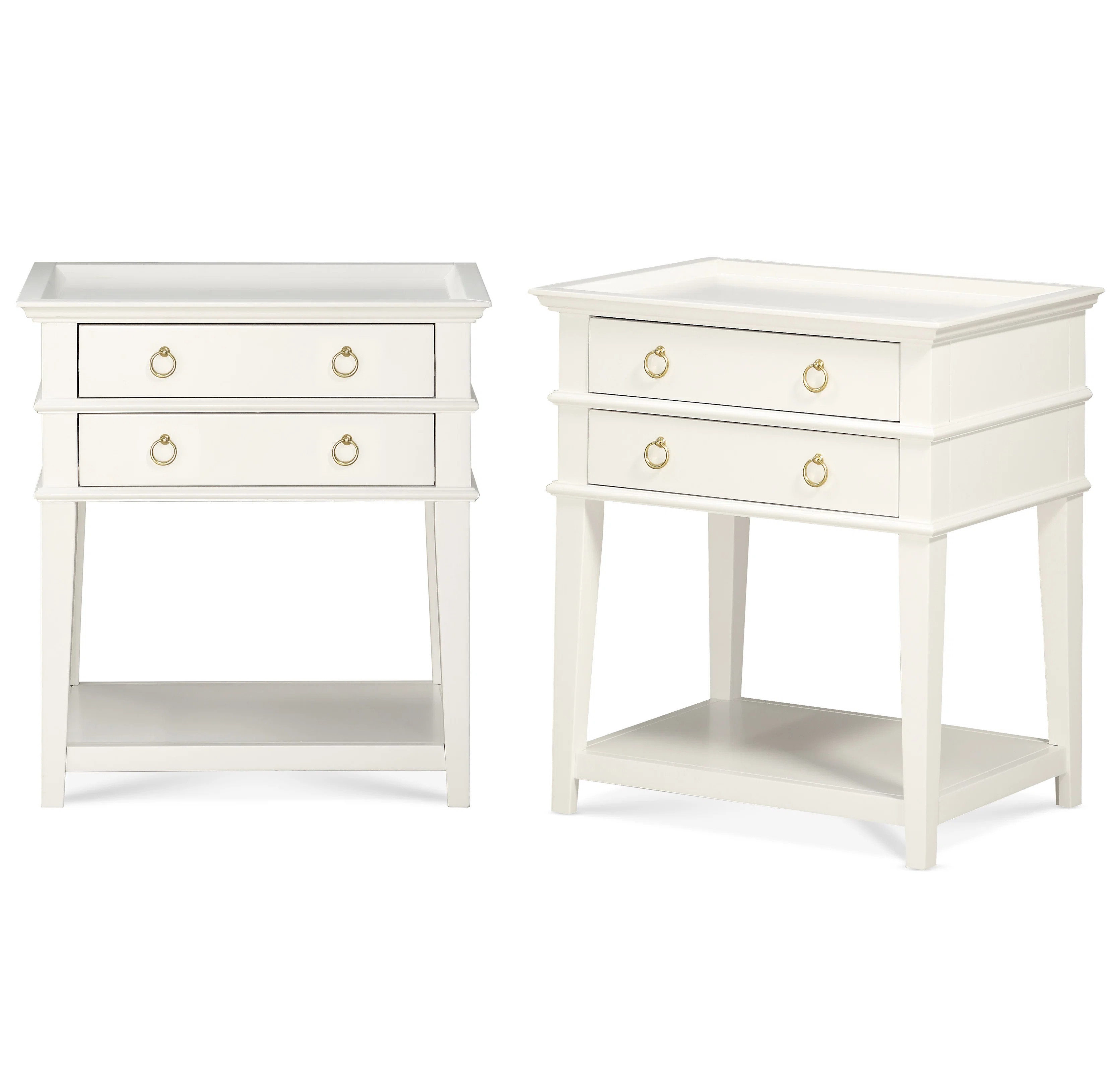 Avenley 26" W Nightstand - Set of 2 (Set of 2) | Wayfair North America
