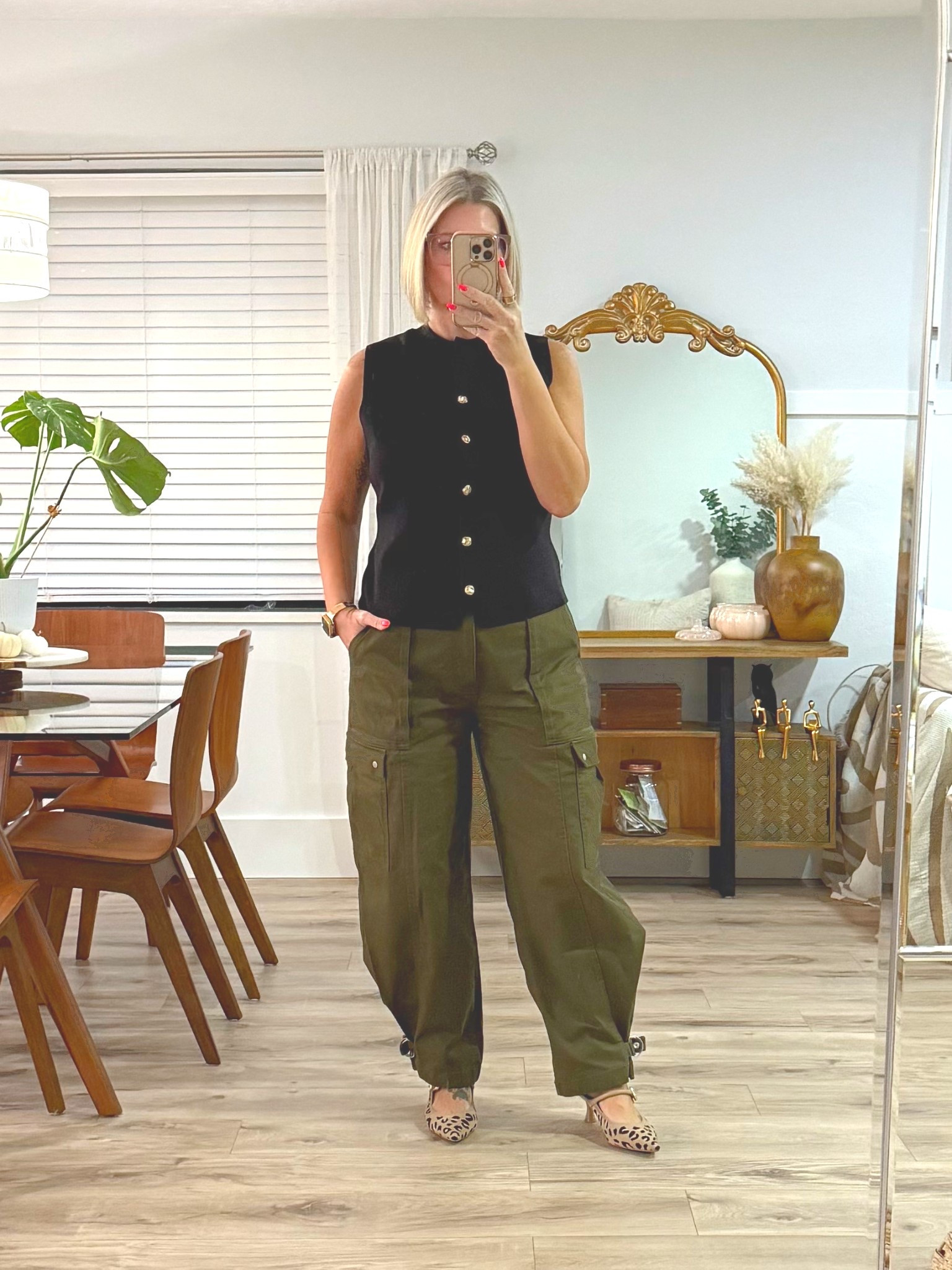 Sadly this tank is sold out on line but I’ve seen them in stores. So if you have a Walmart nearby go check it out! I’m wearing a medium. I’ll link up a couple of similar options from Amazon. 

These pants feel so NYFW AvantGarde! I love the buckle at the ankle allowing you to wear them as barrel or wide leg. I’m wearing a 10 and they fit tts. There are some sizes left and I’ve also seen them in store. 

My heels are CosyIsland. I’ll link up a similar pair. 

Jewelry: Melinda Maria

Trendy, edgy, fall outfit, elevated casual, trendy workwear, 

#LTKFindsUnder100 #LTKFindsUnder50 #LTKStyleTip