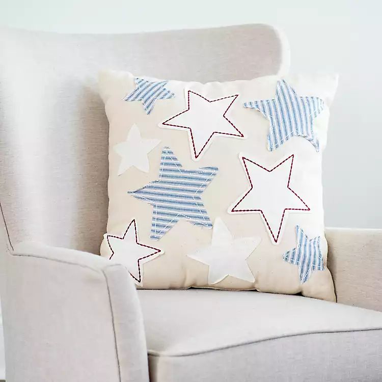 Neutral Stars Pillow | Kirkland's Home