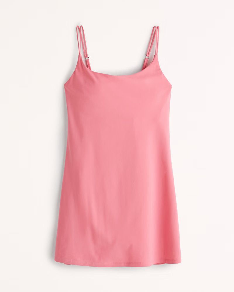 Traveler Mini Dress Dresses Pink Dress Spring Dress Pastel Spring Outfits Resort Wear Resort Dress | Abercrombie & Fitch (US)