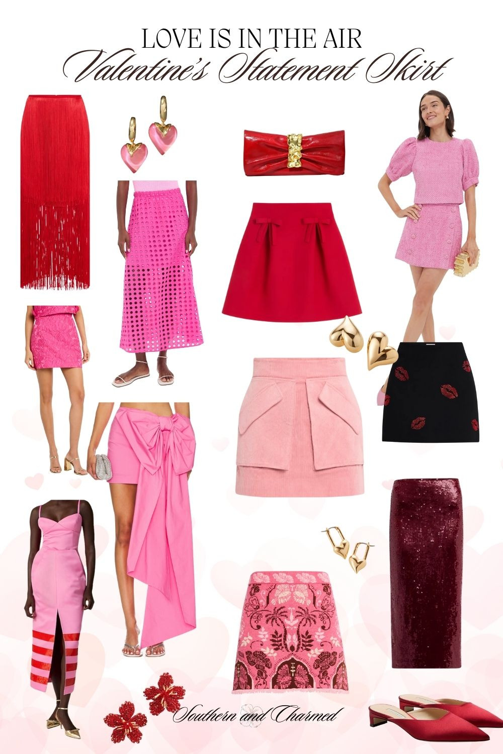 If you're looking for Valentine's Day Outfit inspiration and accessories, look no further! 

These red and pink statement skirts are a dream! From mini skirts, to fringe, and sequin! 

#valentinesday #ltkvalentines  

 