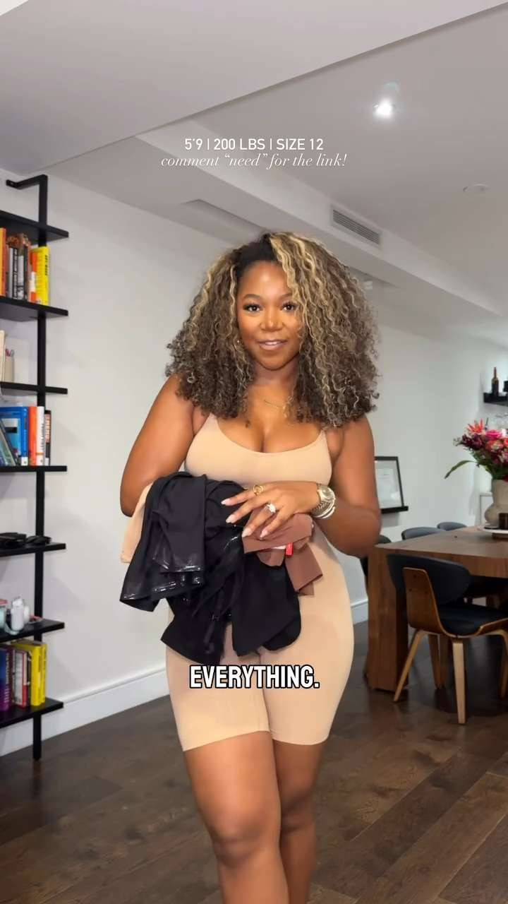 5'9 200 lbs WEARING - M/L IN THE FULL BODYSUIT + LARGE in the Yianna Shapewear + also linked my bras and other shapewear I love! 

 