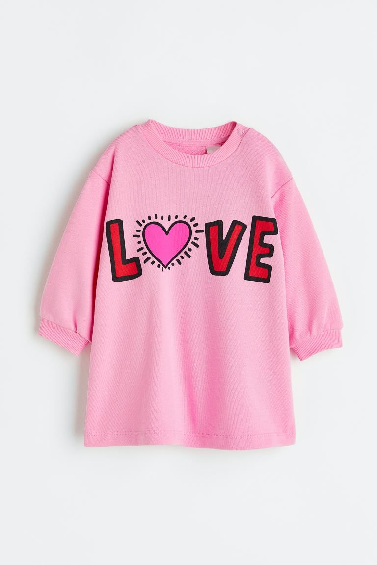 Print-motif Sweatshirt Dress | H&M (US + CA)