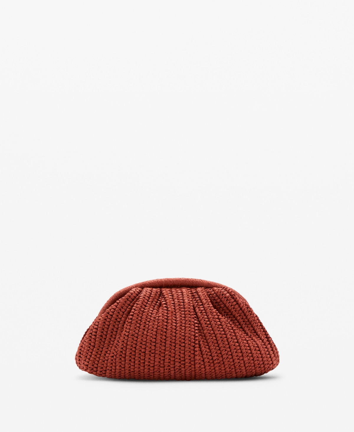 Mango Women's Natural Fiber Handbag - Burnt Orange | Macy's