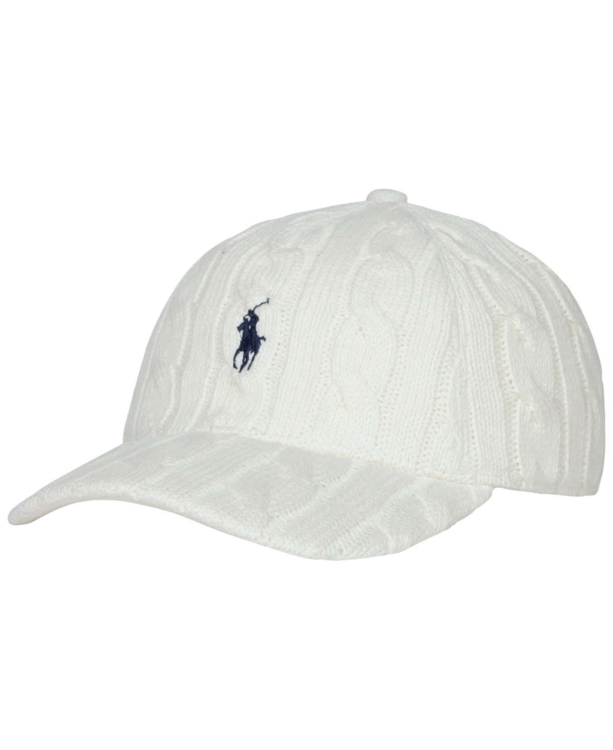 Polo Ralph Lauren Men's Classic Cotton Cable Baseball Hat - Antique Cream | Macy's