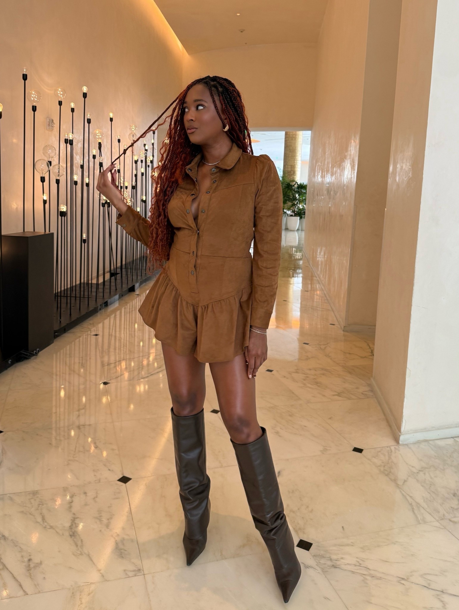 Ready for a rodeo in this romper. The fluttery shorts hemline is so cute 

#LTKStyleTip