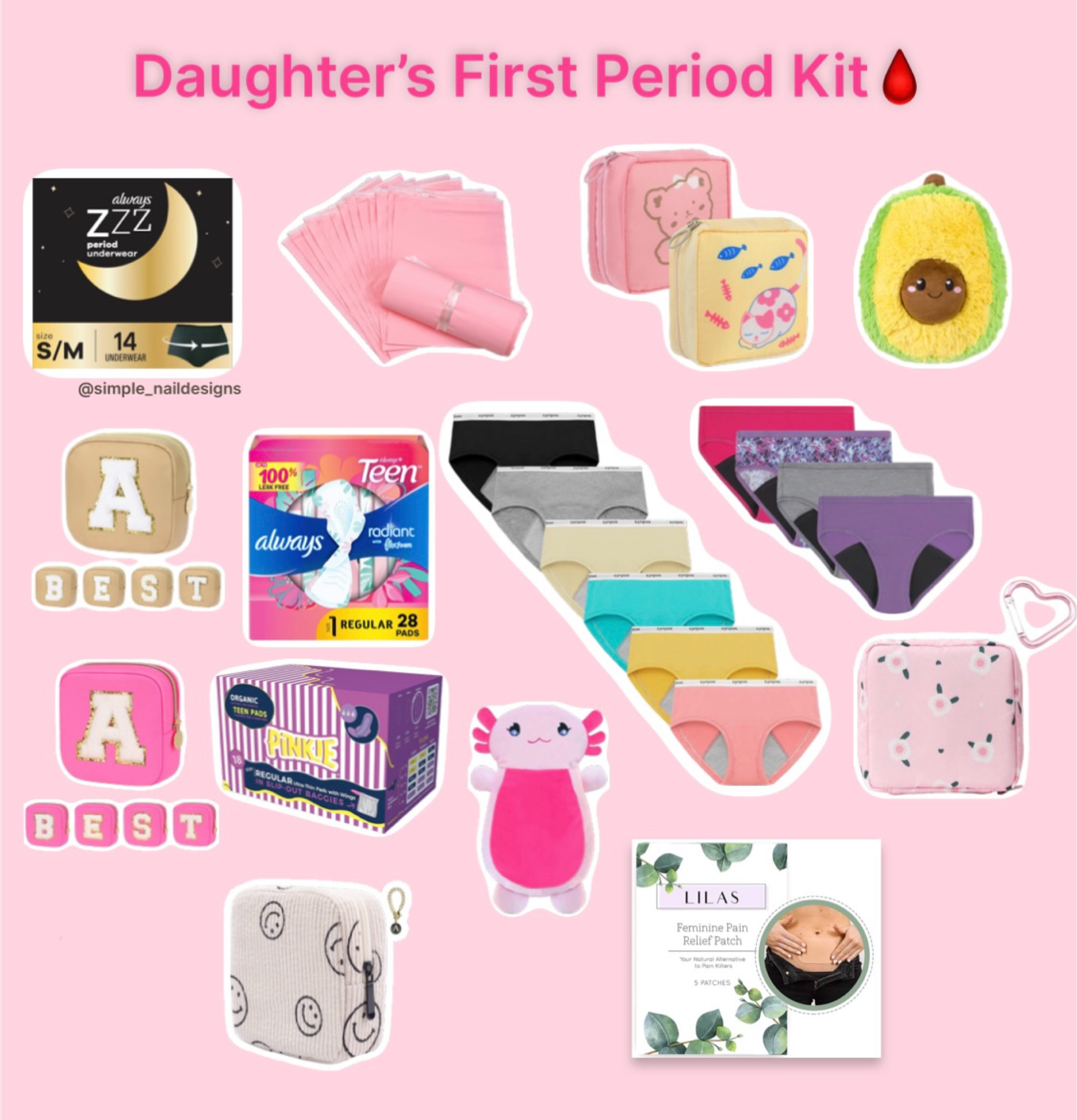 Daughter’s First Period Kit | Must Haves 

*Heart this post and be notified of price drops | then shop from your Favorites*

#firsfperiod #menstraul #girlsmenstraul #firstmenstraul #firstmenstraulcycle #firstperiodcycle #girlsfirsfmenstraul #menstraulkit #girlsmenstraulkit #teenmnestraulkit #teenperiodkit #teenfirstperiodkit

#LTKkids #LTKfamily #LTKitbag