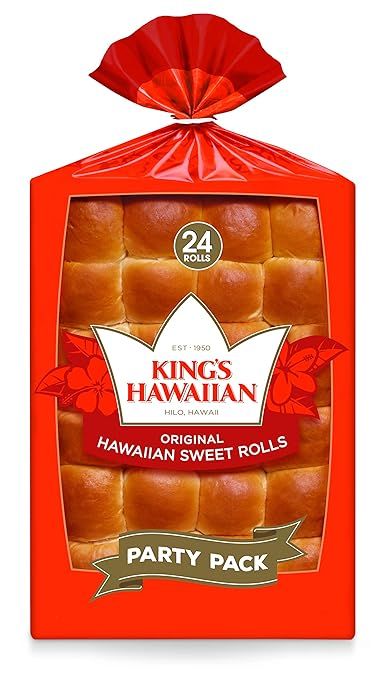King's Hawaiian Original Hawaiian Sweet Rolls, 24 Count | Amazon (US)
