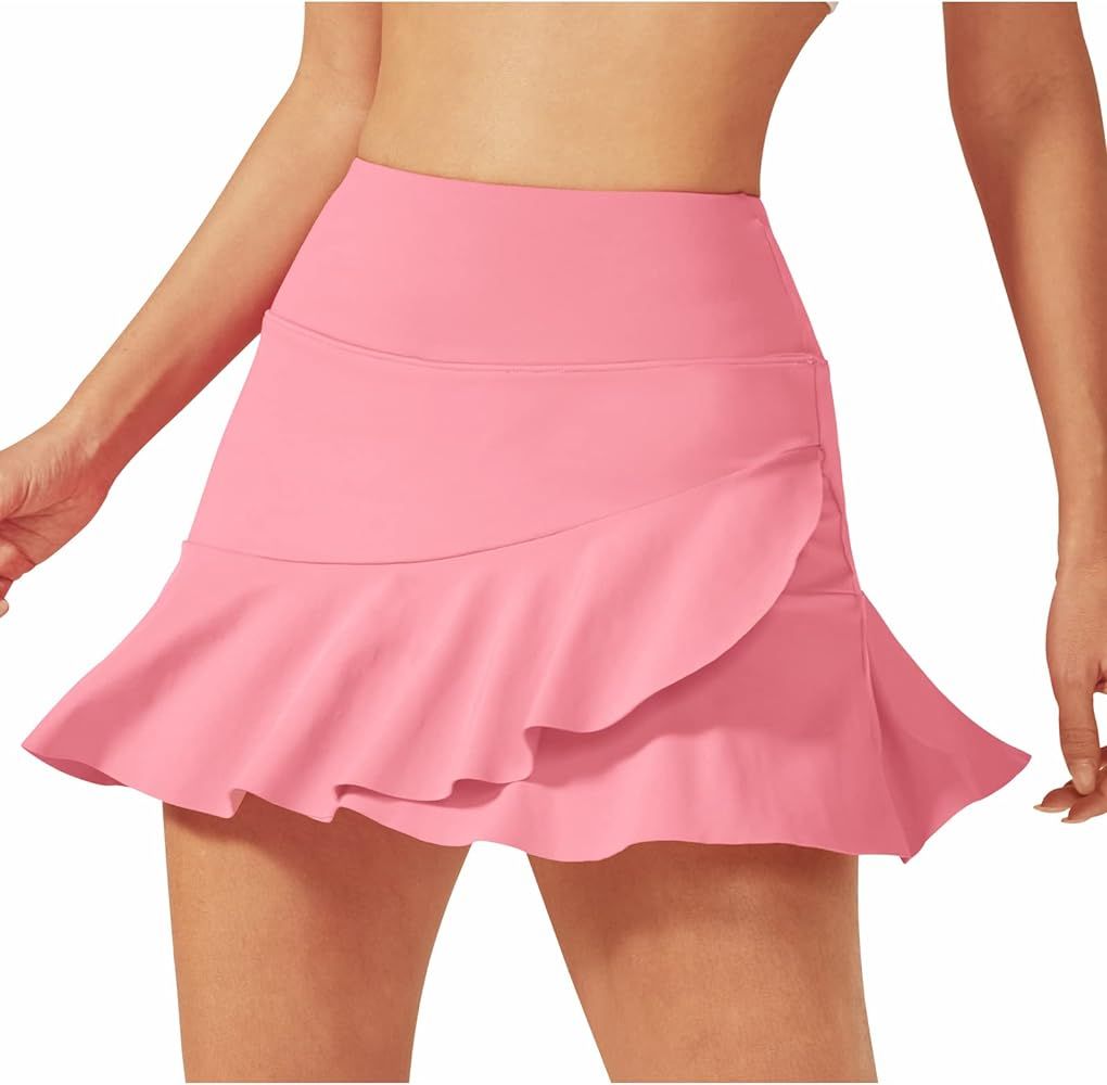 G4Free 15"/20" Tennis Skirts for Women Golf Skorts Skirts with Pockets Pleated High Waist Athleti... | Amazon (US)