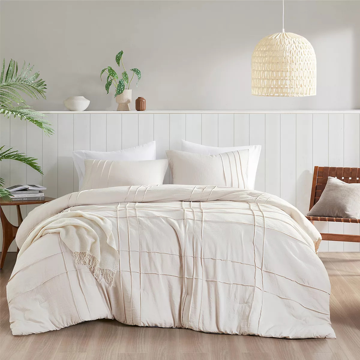510 Design Porter Soft Washed Pleated Duvet Cover Set | Kohl's