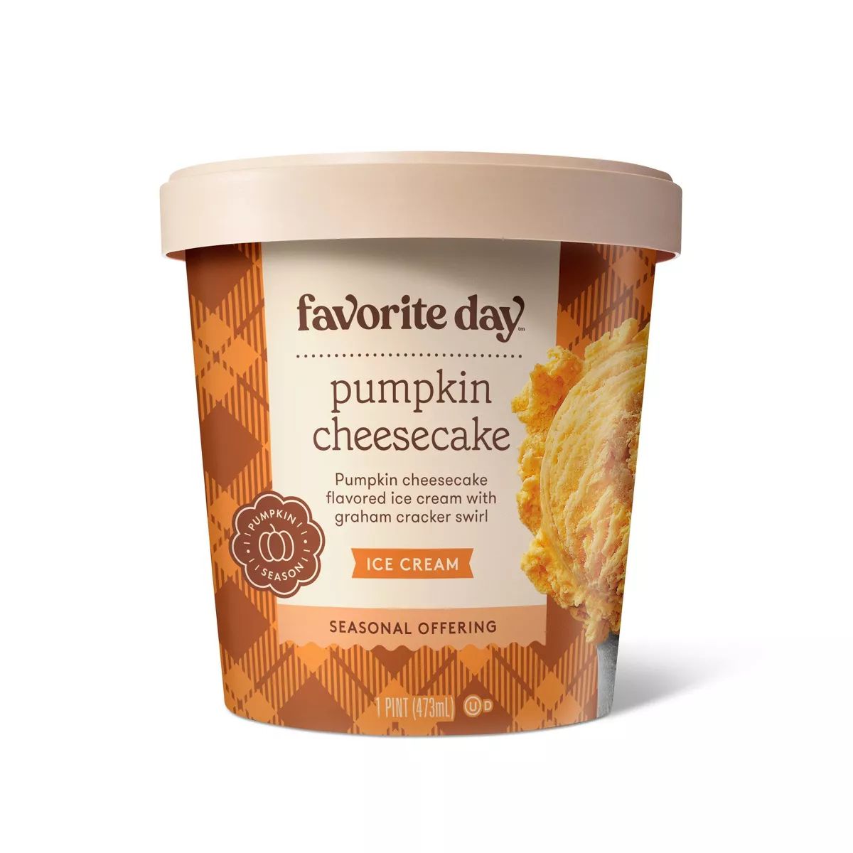 Pumpkin Cheesecake Ice Cream - 16oz - Favorite Day™ | Target