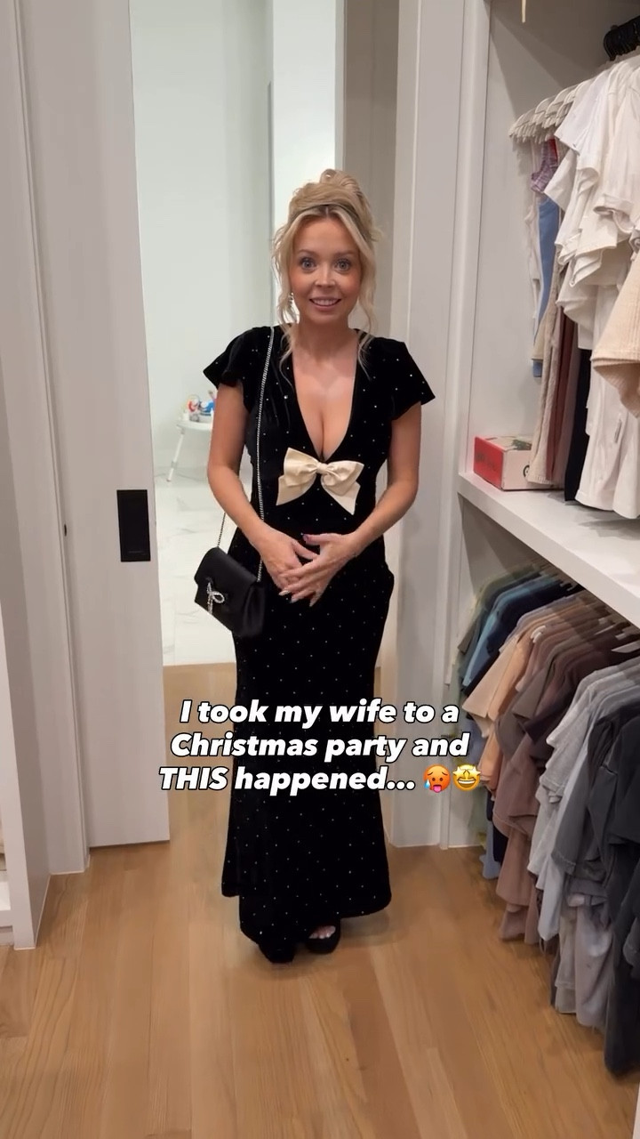 Christmas party OOTN! This Love Shack Fancy bow dress is stunning and so perfect for holiday festivities!  

#LTKHoliday #LTKootd #LTKSeasonal