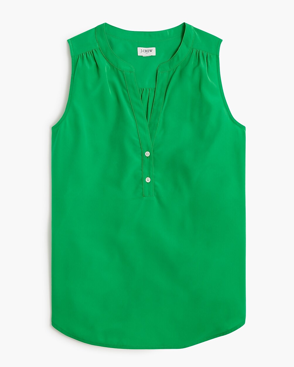 Sleeveless V-neck popover top | J.Crew Factory