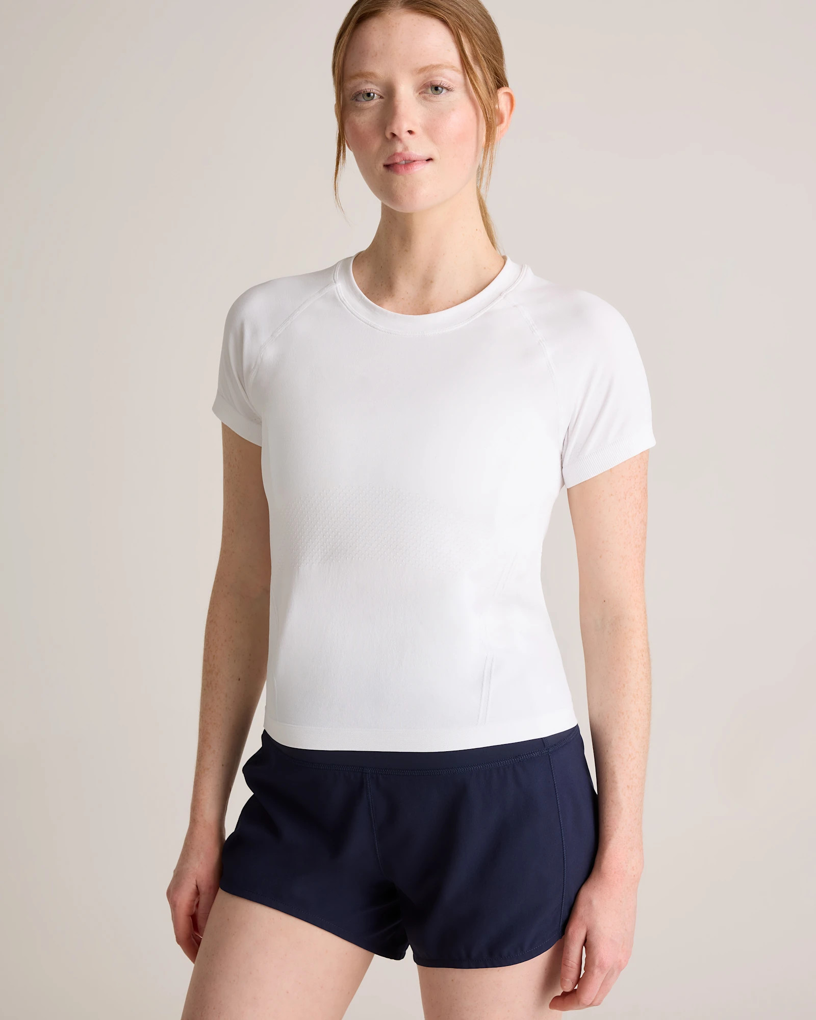 Seamless Waist-Length Tee | Quince