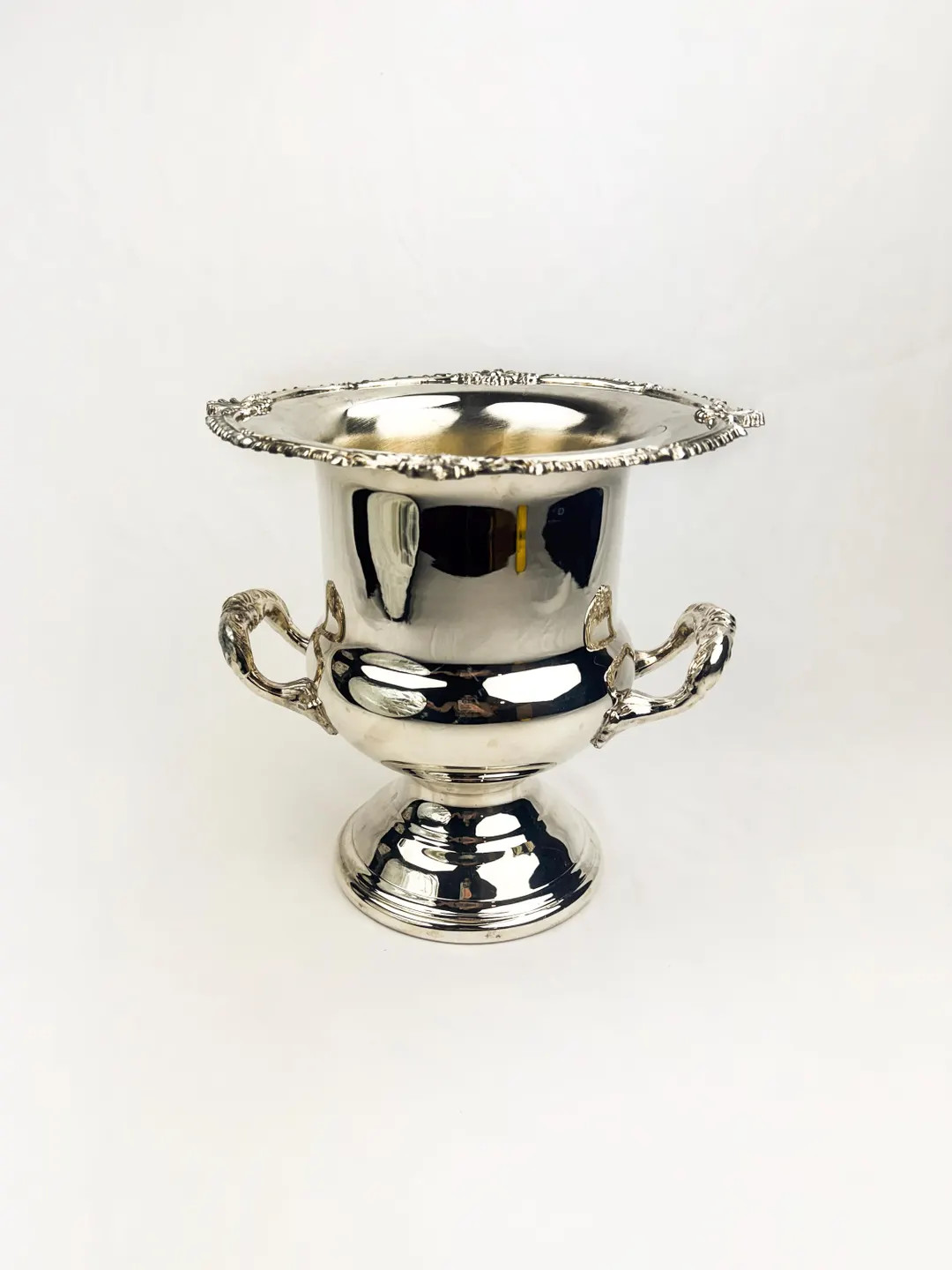 Vintage Silver-Plated Wine Cooler | Canadian Campana Urn Champagne Bucket | LRA Mark | Etsy (US)