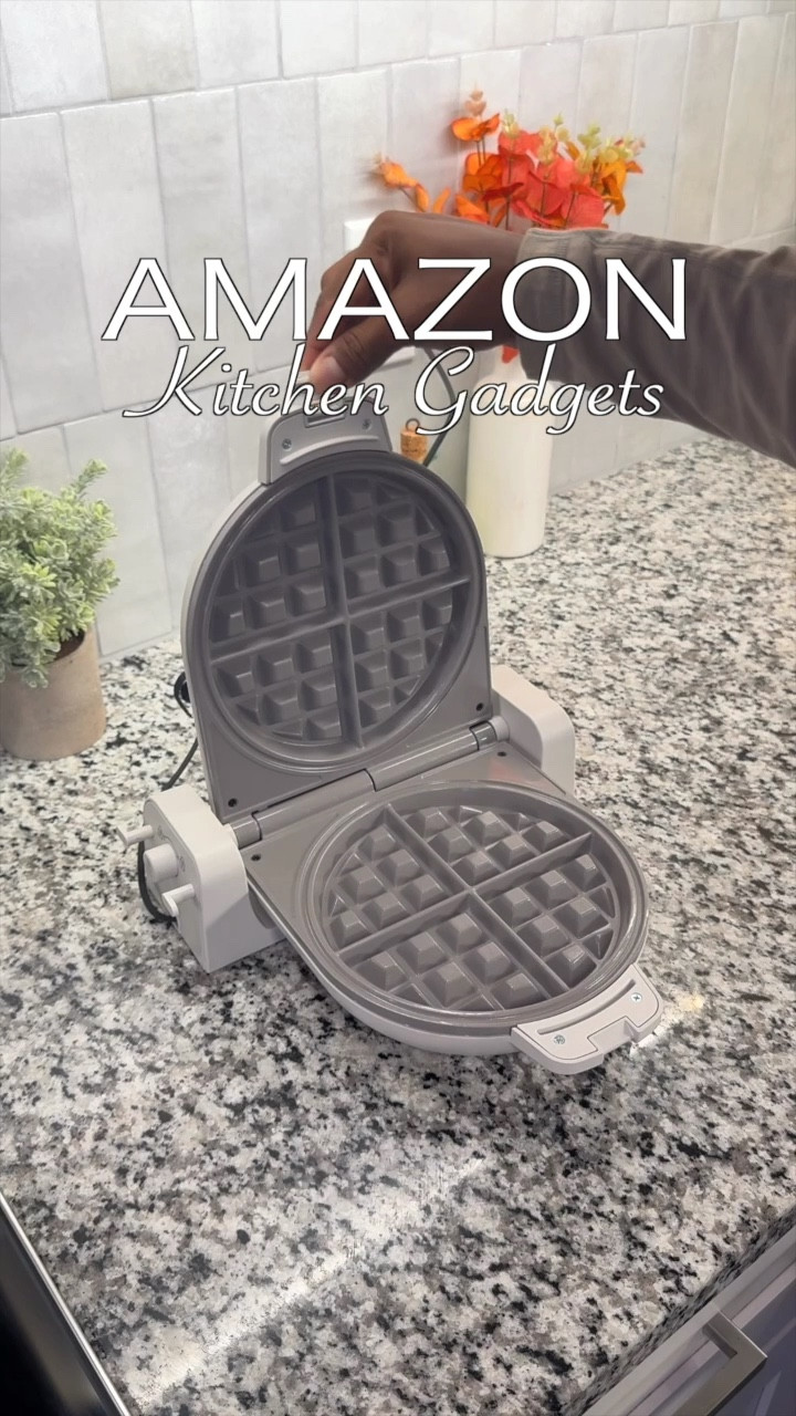 This best selling aesthetic waffle maker comes in 5 neutral colors, has a leak proof chamber and after a few minutes you’ll end up with a mouth watering waffle with thats crispy on the outside and nice and fluffy on the inside without any mess and it’s sleek compact design blends perfectly into your kitchen! 

#amazonfinds #amazonbestseller #amazonbestsellers #amazonmusthaves #amazonhome #kitchengadgets #kitchenmusthaves #amazonkitchen #wafflemaker #kitchenappliances

#LTKFindsUnder50 #LTKGiftGuide #LTKHome