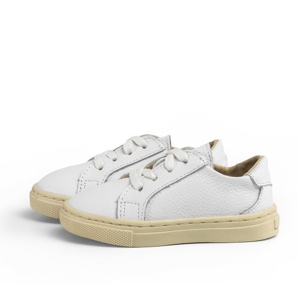 All White - Low Top Sneakers | Piper Finn