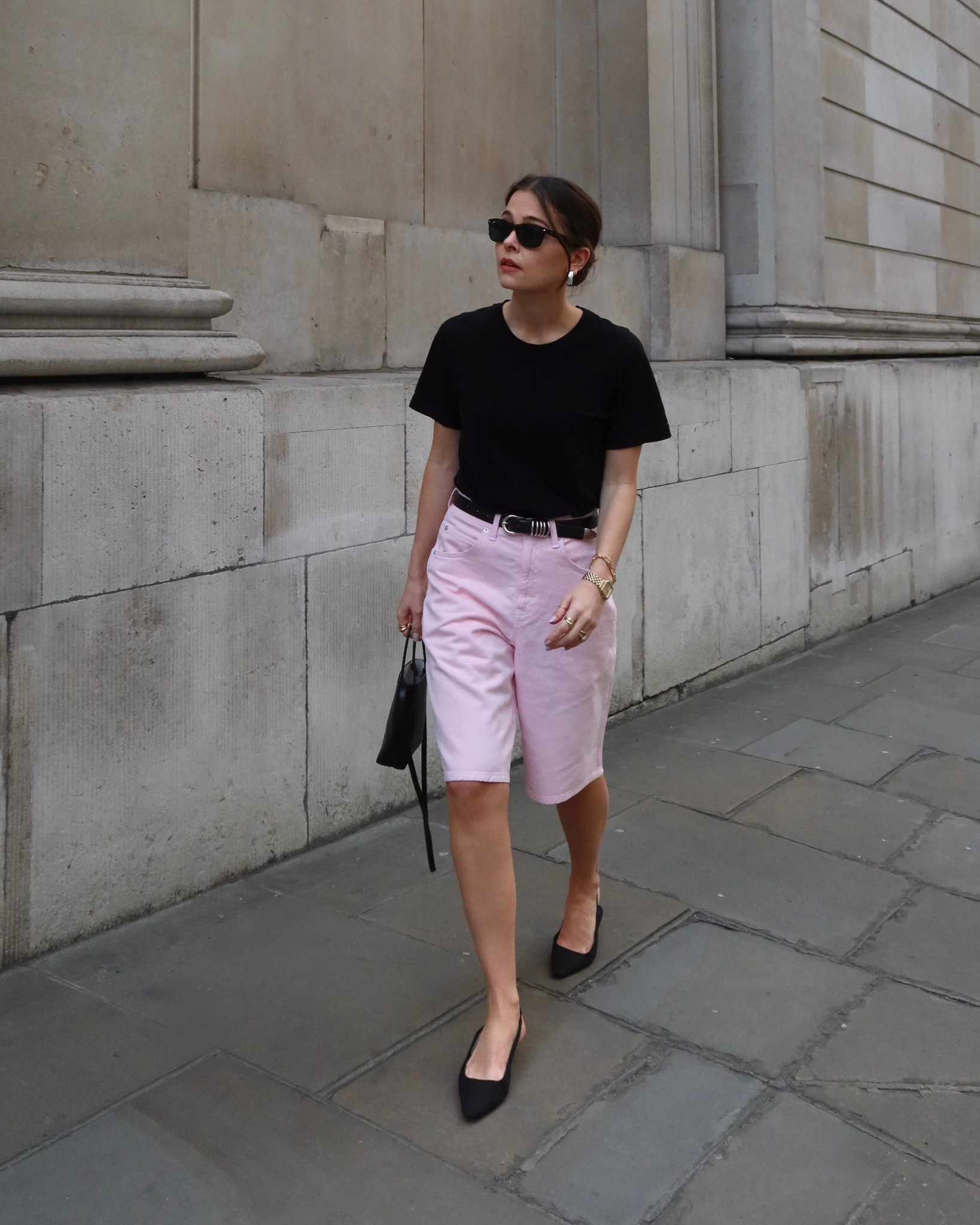 Pink shirts
Jorts 


#LTKsummer #LTKspring #LTKuk