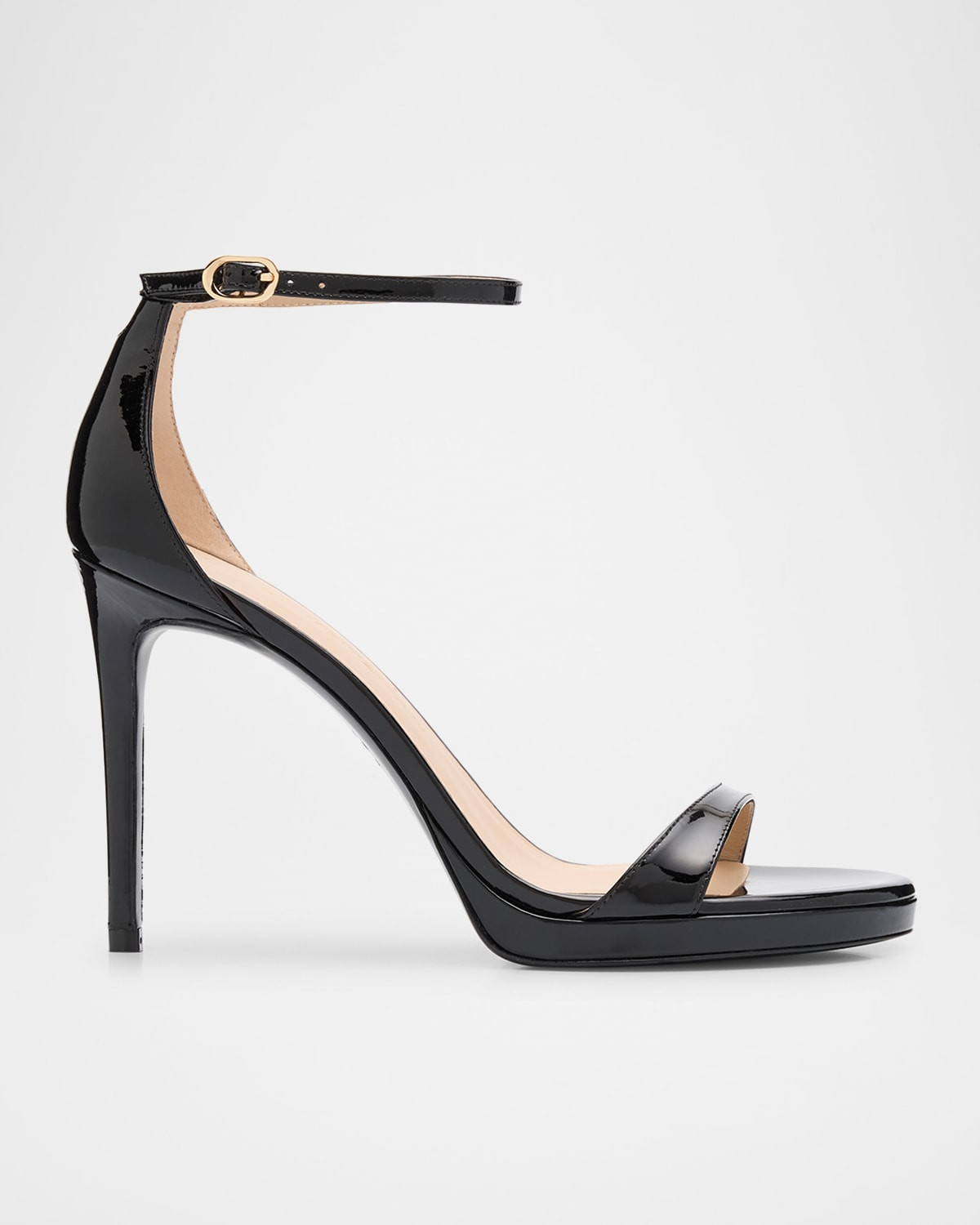 Nudist Patent Leather Stiletto Platform Sandals | Neiman Marcus