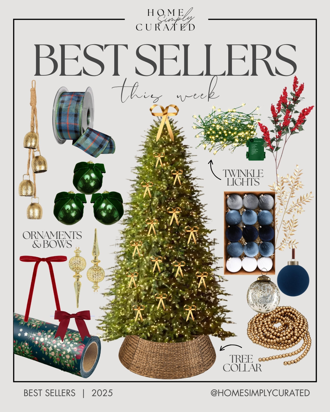 Christmas Best Sellers! 🎄 This tree is back in stock & comes in so many options - multiple sizes, a slim version and even a flocked version!

Ornaments, ribbon and bells were also huge! 

Christmas Decor
Tree Decor
Christmas Tree
Ralph Lauren Christmas 

 

#LTKSeasonal #LTKHome #LTKHoliday