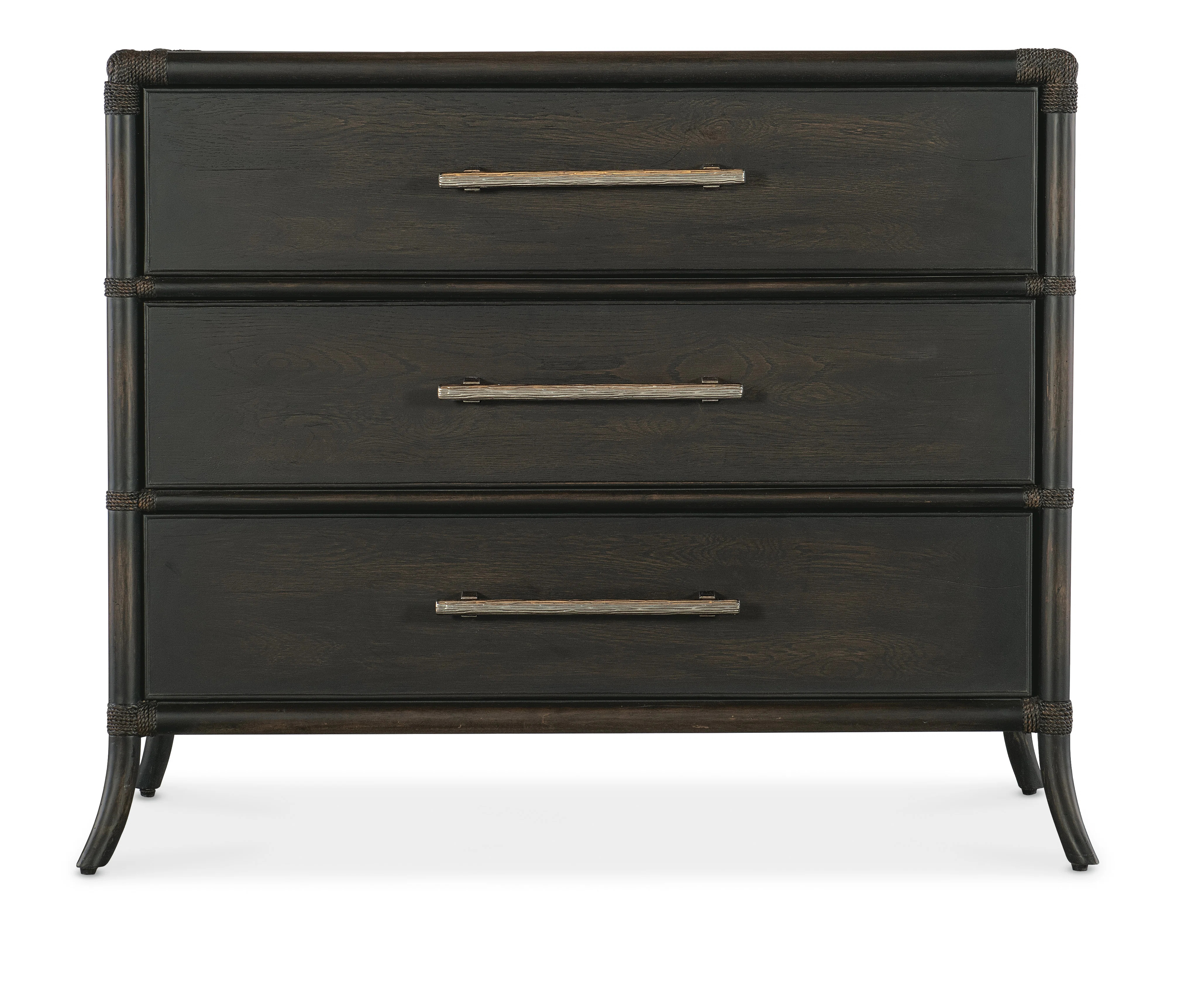 Retreat 3 - Drawer Rattan Nightstand | Perigold