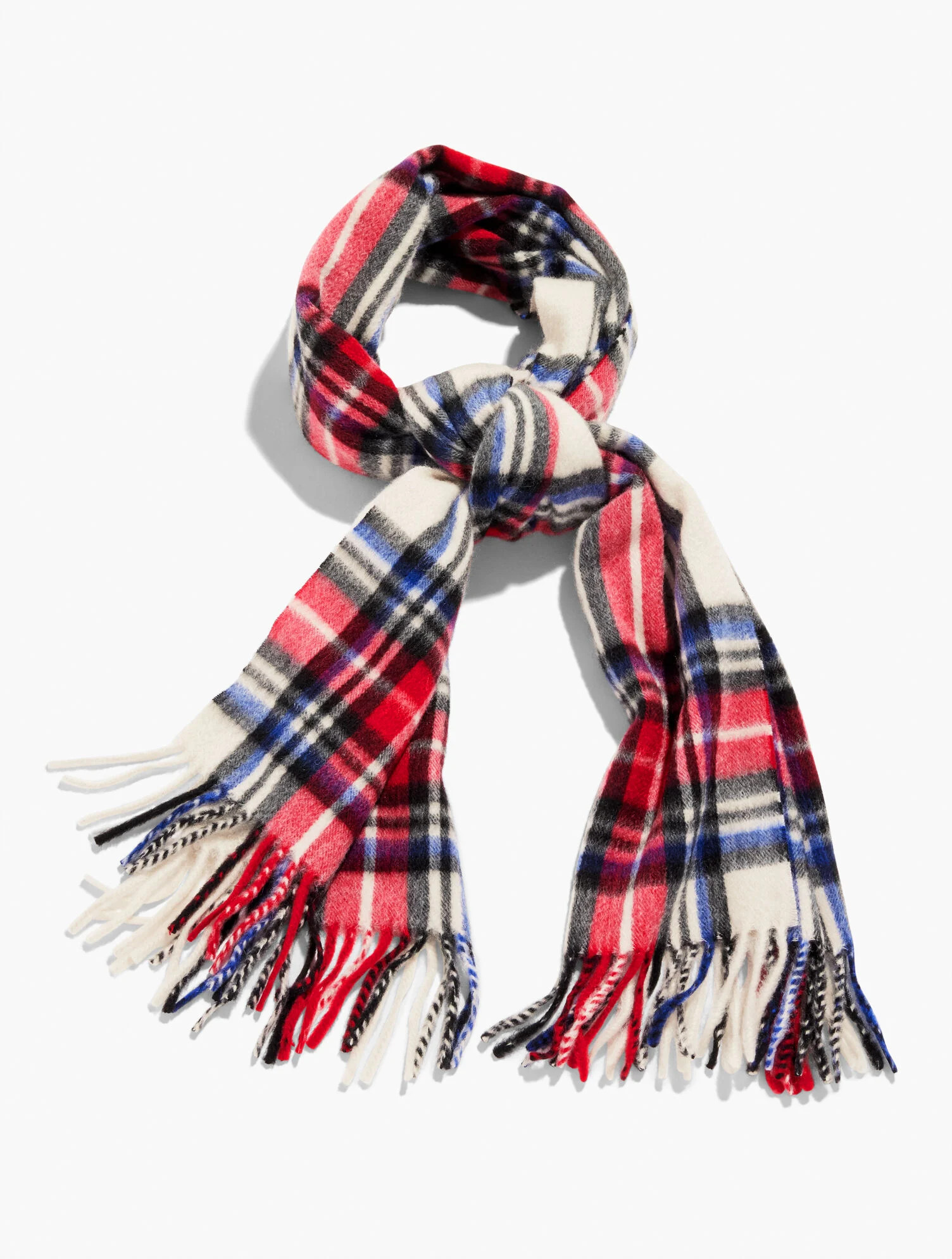 Cashmere Waterweave Scarf - Fireside Plaid | Talbots